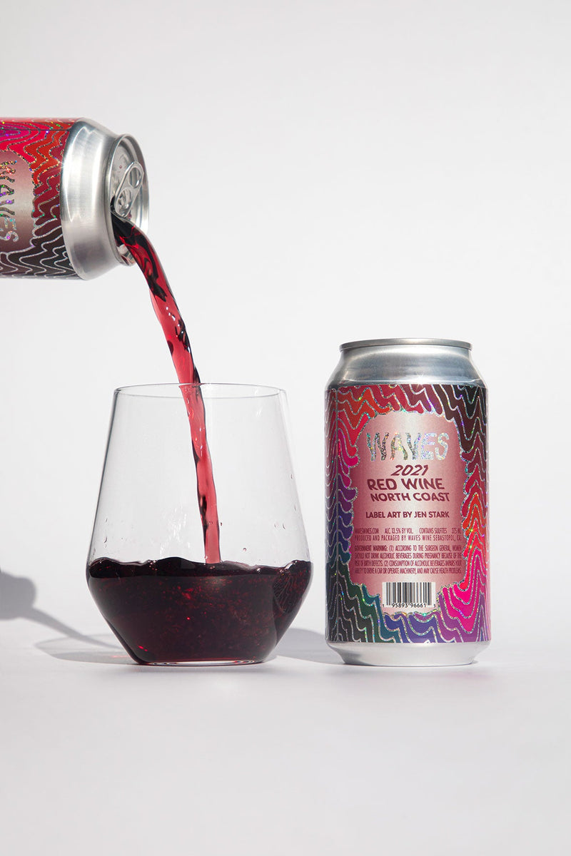 2021 Waves Red Wine Waves Wine